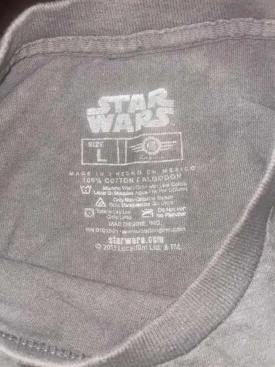 Star Wars Bounty Hunter Lineup Graphic T-Shirt Darth Vader Boba Fett - Picture 5 of 5